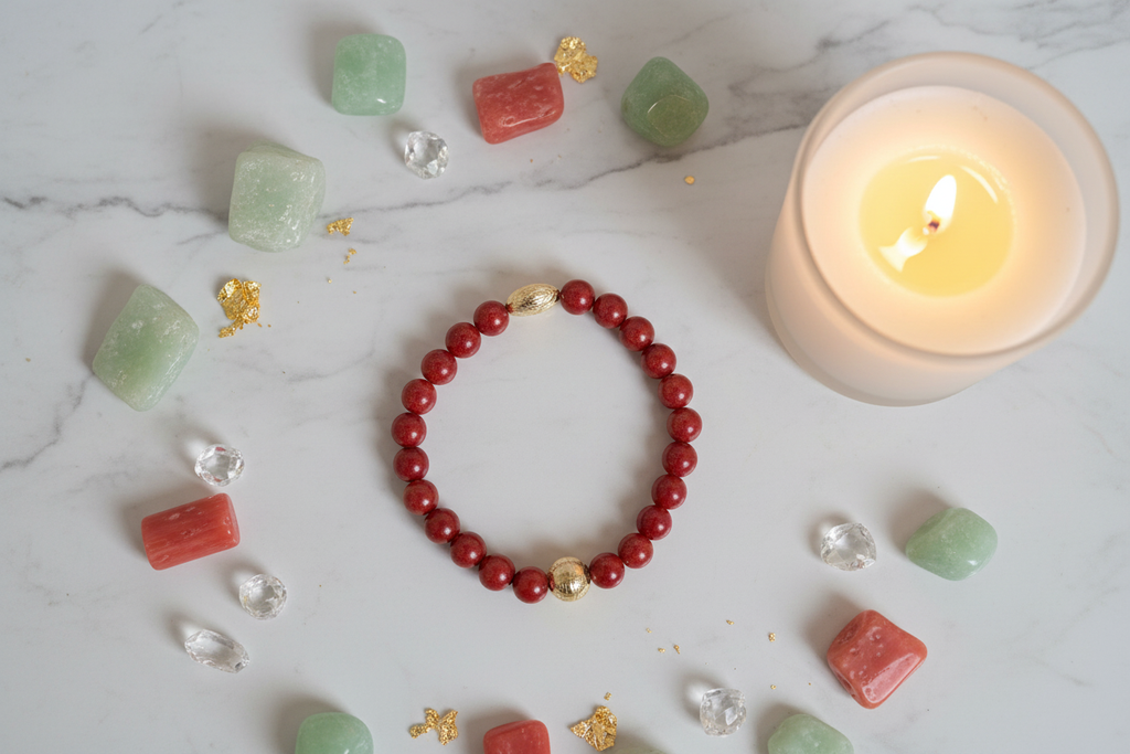 Coral Jade Flat Lay