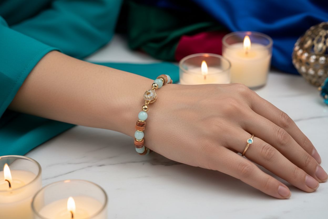 Jasper Aqua Agate Worn