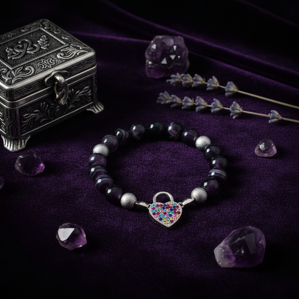 Locked in Love Charm Bracelet - Lifestyle Shot