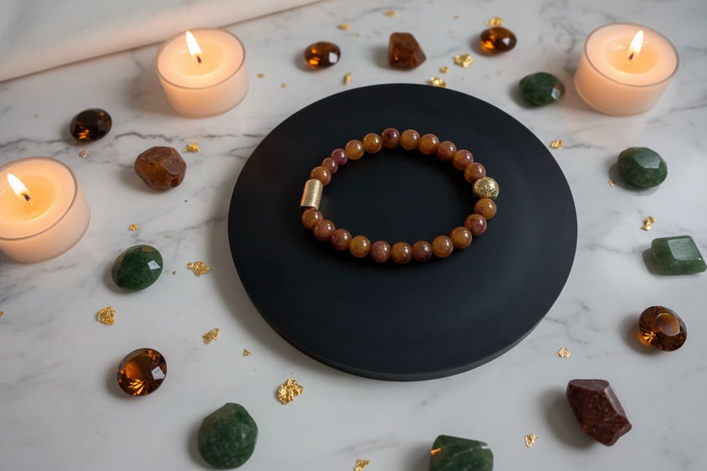 Multi Bronze Jade Flat Lay